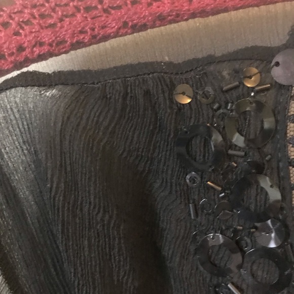 Blumarine Sequined 100% Silk Blouse Size 44 - Picture 10 of 10